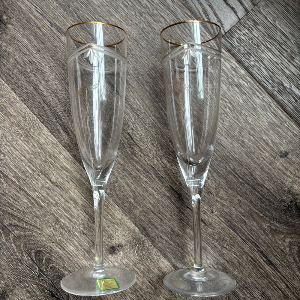 Waterford Crystal Handcut Glassware with Green Label